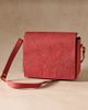 Ten Thousand Villages Ten Thousand Villages Kohra Embossed Leather Crossbody Bag - 3