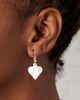 Ten Thousand Villages Ten Thousand Villages Mother of Pearl Heart Drop Earrings - 4