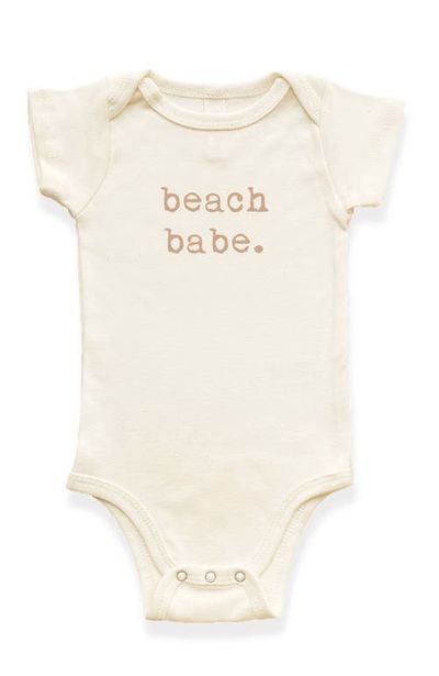 Tenth & Pine Tenth & Pine Beach Babe - Organic Short Sleeve Baby Bodysuit