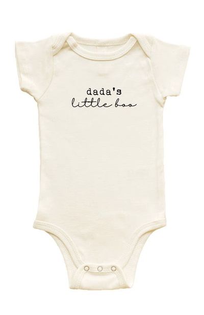 Tenth & Pine Tenth & Pine Dada's Little Boo Organic Baby Bodysuit