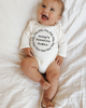 Tenth & Pine Tenth & Pine Daddy's Favorite Human - Organic Long Sleeve Baby Bodysuit - 5