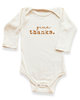 Tenth & Pine Tenth & Pine Give Thanks - Organic Long Sleeve Baby Bodysuit - 1