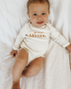 Tenth & Pine Tenth & Pine Give Thanks - Organic Long Sleeve Baby Bodysuit - 5