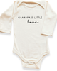 Tenth & Pine Tenth & Pine Grandpa's Little Love - Organic Long Sleeve Baby Bodysuit - 1