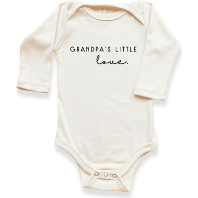 Tenth & Pine Tenth & Pine Grandpa's Little Love - Organic Long Sleeve Baby Bodysuit