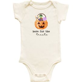 Tenth & Pine Tenth & Pine Here For The Treats Organic Baby Bodysuit