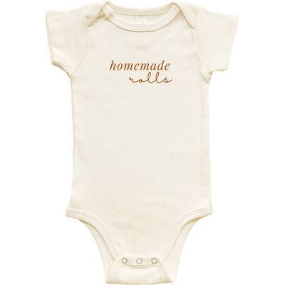 Tenth & Pine Tenth & Pine Homemade Rolls Organic Baby Bodysuit
