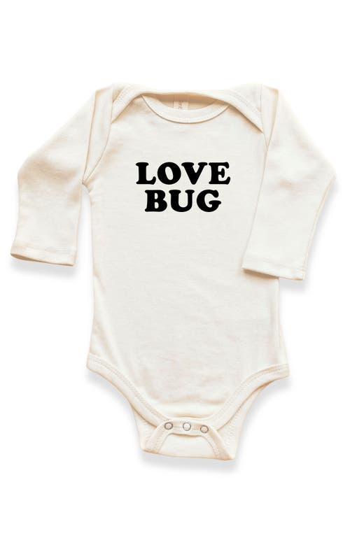Tenth & Pine Tenth & Pine Love Bug Organic Long Sleeve Baby Bodysuit