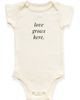 Tenth & Pine Tenth & Pine Love Grows Here Organic Cotton Baby Bodysuit - 1