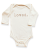 Tenth & Pine Tenth & Pine Loved - Organic Long Sleeve Baby Bodysuit - 1