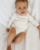 Tenth & Pine Tenth & Pine Loved - Organic Long Sleeve Baby Bodysuit - 4