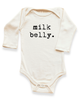 Tenth & Pine Tenth & Pine Milk Belly - Organic Long Sleeve Baby Bodysuit - 1