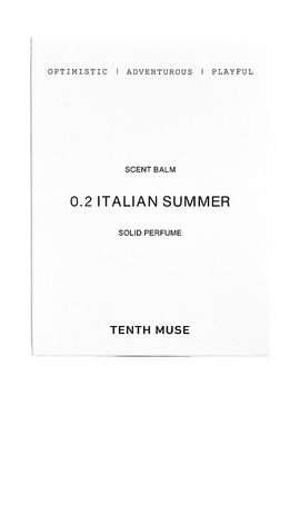 Tenth Muse Tenth Muse Italian Summer Solid Perfume Balm