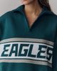 Terez 100% Cotton NFL Quarter-Zip Sweatshirt - 2