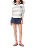 Terez Terez 1/4 Zip Patch Sweater - 2