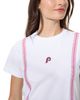 Terez Terez Baseball Stitch Baby Tee - 5