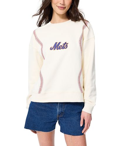 Terez Terez Baseball Stitch Crewneck Sweatshirt