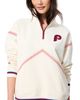 Terez Terez Baseball Stitch Quarter Zip Sweatshirt - 3