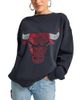 Terez Terez Chicago Bulls Rhinestone Crewneck Sweatshirt - 1