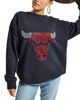 Terez Terez Chicago Bulls Rhinestone Crewneck Sweatshirt - 3