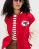 Terez Terez Chiefs Colorblock Bomber Jacket Chiefs Red/Sugar Swizzle - 2