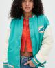 Terez Terez Dolphins Colorblock Bomber Jacket Dolphins Aqua/Sugar Swizzle - 2