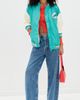Terez Terez Dolphins Colorblock Bomber Jacket Dolphins Aqua/Sugar Swizzle - 5