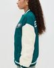 Terez Terez Eagles Colorblock Bomber Jacket Eagles Midnight Green/Sugar - 4