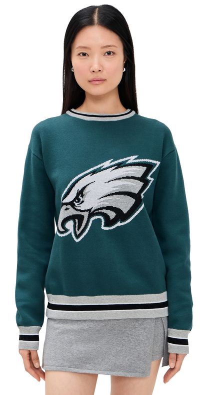 Terez Terez Eagles Crewneck Sweater Eagles Midnight Green