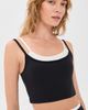 Terez Terez Flex Active Ribbed Layered Tank Black - 2