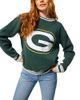 Terez Terez Green Bay Packers Jacquard Crewneck Sweater - 1