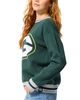 Terez Terez Green Bay Packers Jacquard Crewneck Sweater - 4