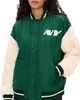 Terez Terez Jets Colorblock Bomber Jacket Jets Green/Sugar Swizzle - 1
