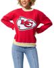 Terez Terez Kansas City Chiefs Jacquard Crewneck Sweater - 1