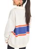Terez Terez Knicks Quarter Zip Stripe Logo Sweater - 4