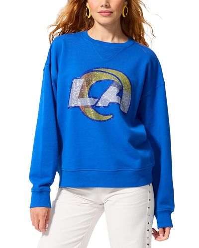 Terez Terez Los Angeles Rams Gemstone Crewneck Sweatshirt