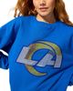 Terez Terez Los Angeles Rams Gemstone Crewneck Sweatshirt - 2