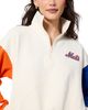 Terez Terez Mets Colorblock 1/4 Zip Sweatshirt - 4