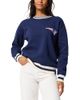 Terez Terez New England Patriots Jacquard Crewneck Sweater - 1
