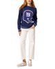 Terez Terez New York Giants Navy 1961 Helmet Jacquard Crewneck Sweater - 2