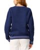 Terez Terez New York Giants Navy 1961 Helmet Jacquard Crewneck Sweater - 3
