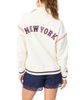 Terez Terez New York Mets Sugar Swizzle Baseball Stitch Sweatshirt - 3