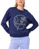 Terez Terez New York Yankees Rhinestone Crewneck Sweatshirt - 1