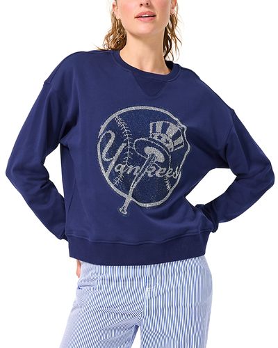 Terez Terez New York Yankees Rhinestone Crewneck Sweatshirt