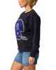 Terez Terez Ny Giants Black 1961 Helmet Rhinestone Crewneck Sweatshirt - 4