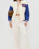 Terez Terez NY Giants Colorblock Bomber Jacket NY Giants Sugar Swizzle/Blue - 5