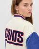 Terez Terez NY Giants Colorblock Bomber Jacket NY Giants Sugar Swizzle/Blue - 6