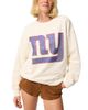 Terez Terez Ny Giants Sugar Swizzle Rhinestone Crewneck Sweatshirt - 1