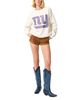 Terez Terez Ny Giants Sugar Swizzle Rhinestone Crewneck Sweatshirt - 2
