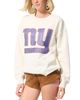 Terez Terez Ny Giants Sugar Swizzle Rhinestone Crewneck Sweatshirt - 3